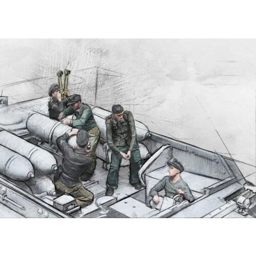 1/35 Resin Figure Model Kit Unassambled Unpainted //S068