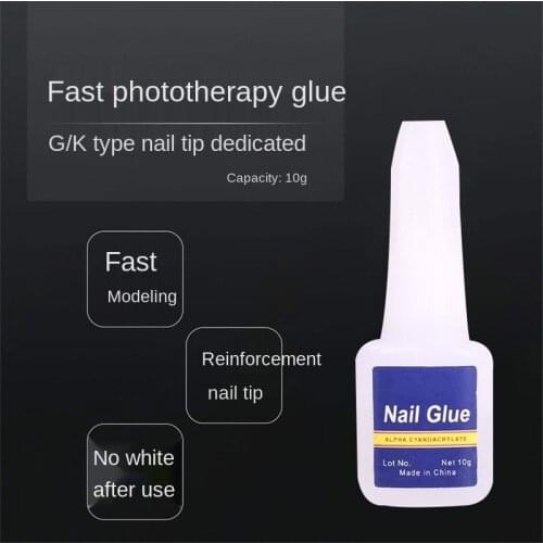 10g Nail Glue False Fake Acrylic Rhinestone Beauty Gems Makeup UV Gel for Nail Decoration