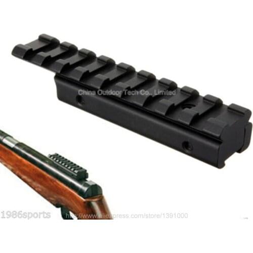 2pcs Good Quality Dovetail Rail Extension Picatinny 11mm to 20mm Rail Adapter Tactical Scope Mount Weaver Adapter Free Shipping