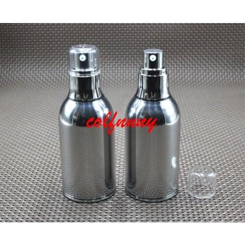 200pcs/lot Fast Shipping 50ml UV airless bottle Rotation vacuum pump bottle lotion bottle used for Cosmetic Containe