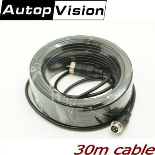 30M Audio Video Power Camera Cable BNC RCA 4-PIN aviation CCTV Cable CCTV Camera Cable