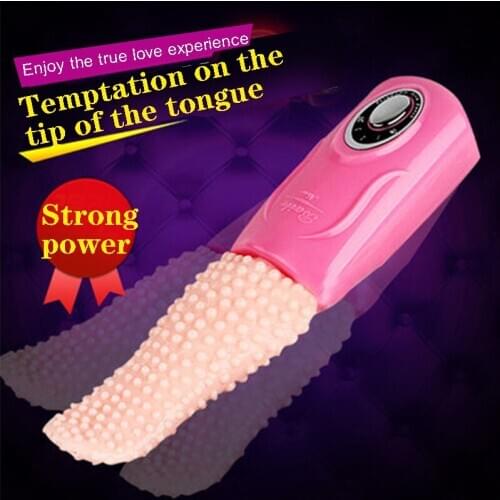 Anal Tongue Licking Vibrator Rechargeable Tongue Massage Speed Vibrating Quiet Clitoris G-spot Stimulator Sex Toys for Women