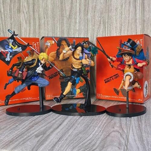 Anime One Piece Running Backpack Luffy Asabo Action Humanoid Model Boxed Toy Decoration Childrens Friends Gift Collection Unisex