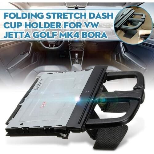 Car Front Dashboard Cup Holder Stands Cupholder For VW Golf Jetta Bora MK4 1999-2005 1J0858601D Folding Car Accessories