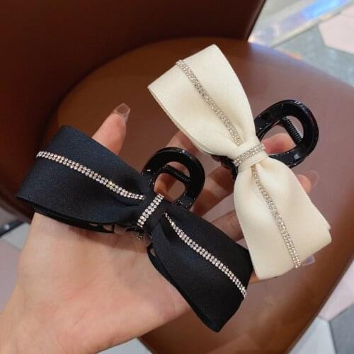 South Koreas Dongdaemun Bow Catch Clip Back of Head Catch Clip Shark Clip Large Hair Volume Large Catch Clip Hair Catch Female