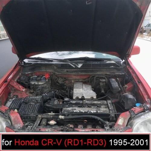 For Honda CRV CR-V (RD1-RD3) 1995-2001 2x Front Hood Bonnet Modify Carbon Fiber Gas Struts Lift Support Shock damper
