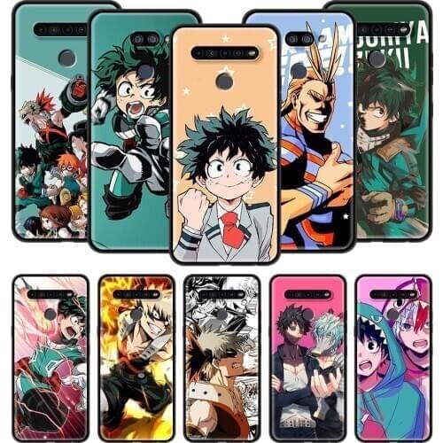 For LG K41s K61 K40s K40 K50 K50s G6 G7 G8 K31 K42 K52 K62 K71 Silicone Soft Phone Case Back Cover Boku no Hero Academia