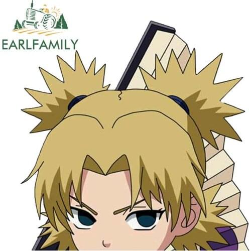 EARLFAMILY 13cm x 12.9cm for Ninja Nara Temari Decal Motorcycle Car Bumper Window Stickers Car Door Vinyl Decoration