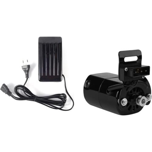 Home Sewing Machine Motor Foot Pedal 220V 180W 0.9A Old Style Electric Sewing Machine Motor + Controller Kit EU Plug