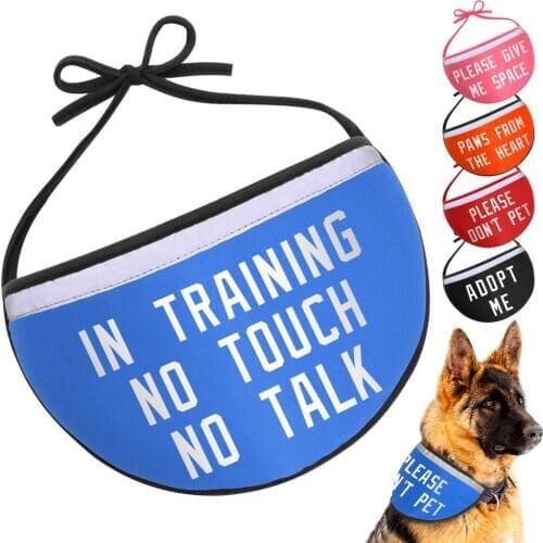 Personalzied Dog Bandana Free Print Pet Scarf Custom Dogs Bandana Bib Reflective Dog Bow Ties Collar Scarfs Pet Accessories