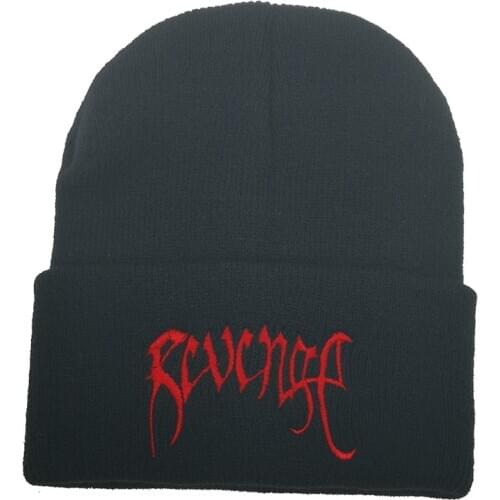 Xxxtenta Revenge Knitted Hat Beanies Embroidery Men Women Hip Pop Cap Outdoor Travel Casual Winter Keep Warm Caps TG0294