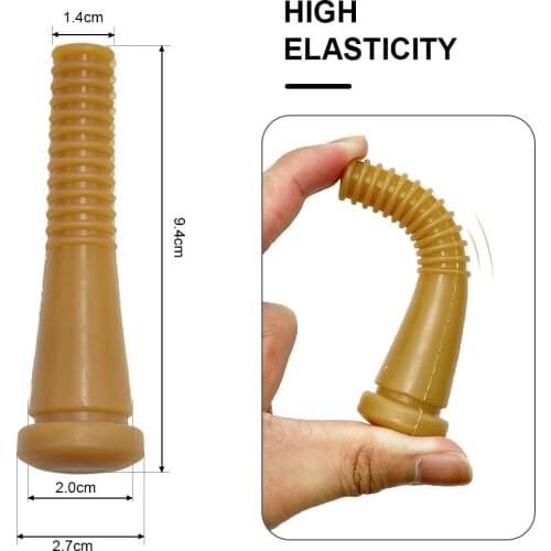 Hot Sale 50pcs 9.4cm Poultry Plucking Fingers Hair Removal Machine Glue Stick Chicken Plucker Beef Tendon Material Corn Rod
