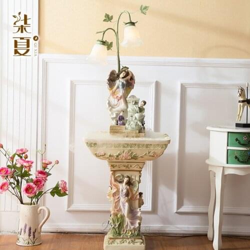 Seven summer wedding gift practical large floor water fountain Home Furnishing decor decoration high-grade wedding gift