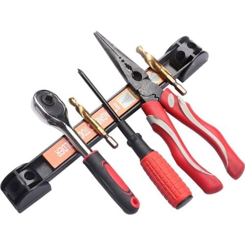Magnetic Tool Holder Bar Wall Storage Rack Knife Wrench Pliers Hand Tools Screwdriver Organizer