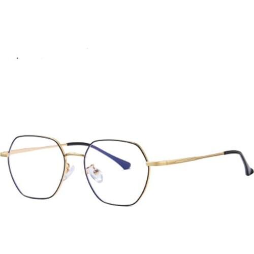 OEYEYEO New Type Blue Light Proof Glasses Multi Metal Ultra Light Cultural Goggles Mens And Womens Computer Glasses 2120