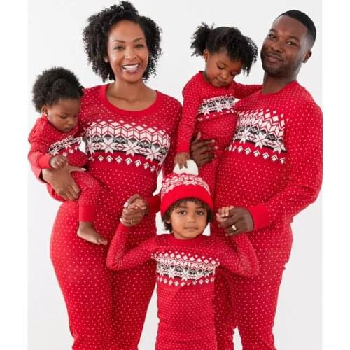 2020 Autumn Positioning Flower Square Dot Christmas Parent-Child Suit Casual Homewear Tshirt Pant Two Piece Set Women Homewear