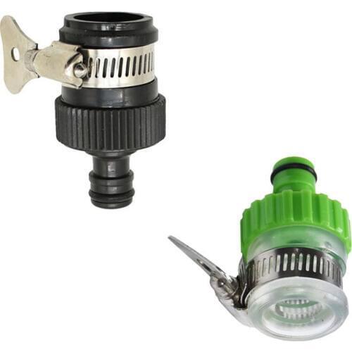16mm round connectors tap 16mm to the 5/8 inch Garden tap Washing Machine water gun Quick Connect adapter 10pcs