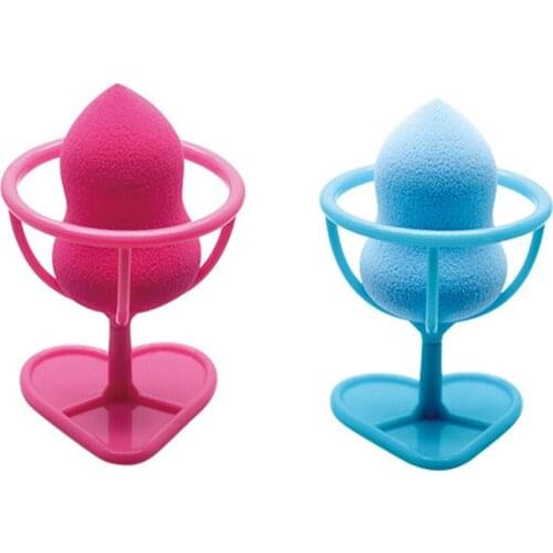 600pcs/lot Makeup Sponge Plastic Holders Cosmetic Puff Display Stand Gourd Sponge Egg Drying Holder Bracket Puff Support