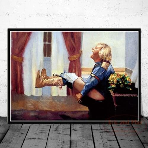 Posters And Prints Dumb And Dumber Bathroom Jim Carrey Movie Funny Toilet Canvas Painting Nordic Decoration Home Decor Tableau