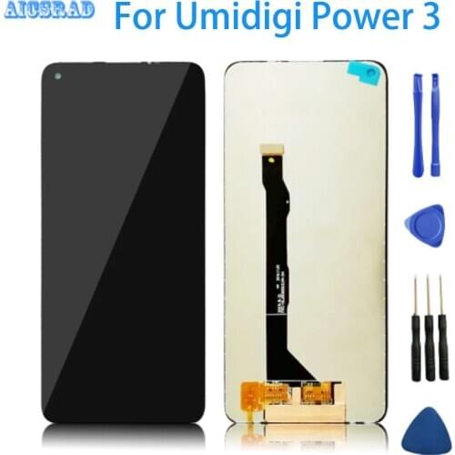 LCD Touch Display For Umidigi Power 3 power3 LCD Display + Touch Screen Mobile Phone Digitizer Assembly Repair Accessories