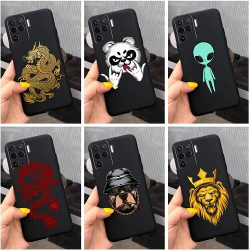 Cute Silicone Case For Oppo A94 Case Soft Silicone Luxury Black Cover For Oppo A94 A 94 5G OppoA94 CPH2203 Phone Cases A94 Cover