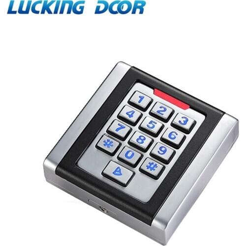 Waterproof metal access control outdoor key 2000 Users RFID Access Control System with Backlight Keypad Metal 125khz card reader