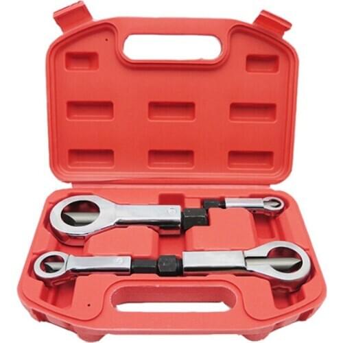 Steel Wrench Hex Heavy Duty Rust Resistant Damaged Nut Splitter Remover Rusty Nut Splitter Spanner Remove Cutter Tool