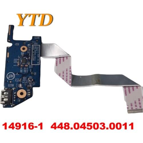 Original for HP X360 13-S Laptop USB SD Card reader board 14916-1 448.04503.0011 tested good free shipping