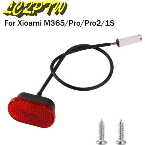 Rear Tail Light Lamp LED Tail Stoplight Scooters Safety Light With Taillight Cable For Xiaomi M365/Pro/1S/Pro2 Electric Scooter