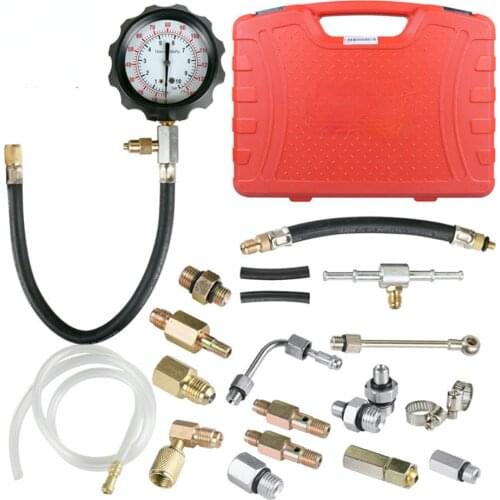 0-140 PSI Fuel Injection Pump Injector Tester Pressure Gauge Gasoline TU-114 0~10bar Fuel Pressure Detection Gasoline Tool