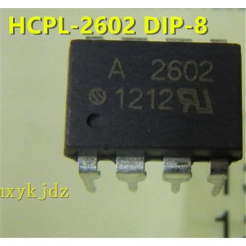 1Pcs/Lot , A2602 HCPL-2602 HCPL-2602-500E HCPL2602 HP2602 DIP-8/SOP-8 ,New Original Product New original fast delivery