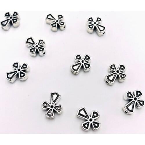 10pcs/lot Zinc Alloy Antique Silver Jewelry Pendant Carrier For DIY Bracelets DIY Accessories