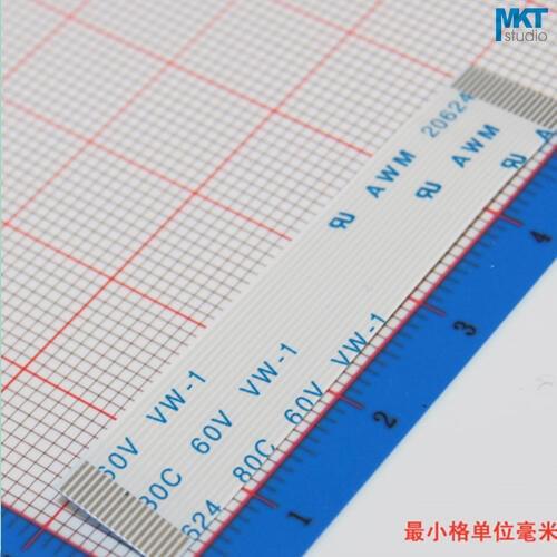 100Pcs 6/10/15cm A/B Type 18P 0.5mm Pitch FPC FFC Flexible Flat Cable Wire Same/Opposite Surface