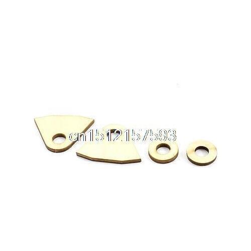 2 Pcs RC Boat Ship Part Wodden Motor Stand for 4.76mm Shaft Copper Pipe