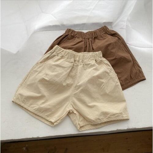 2021 new girls boys long pants cotton linen summer cool kids pp pants