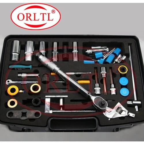 40 Pcs Auto Common Rail Injector Dismantling Tool Diesel Injector Installing Tool Kits Total (E1024001)for BOSCH DENSO