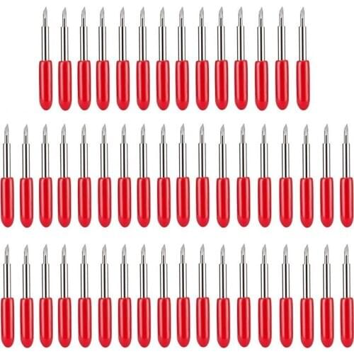 50Pcs Blades for Cricut Explore Air 2 Air Maker Expression 45 Degree Standard Vinyl Fabric Cutting Blade Replacement