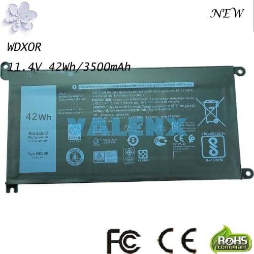 WDX0R Laptop Battery for Dell Inspiron 15 5565 5568 5578 7560 7570 7579 7569 P58F Inspiron 17 5765 5767 FC92N 3CRH3 T2JX4 CYMGM