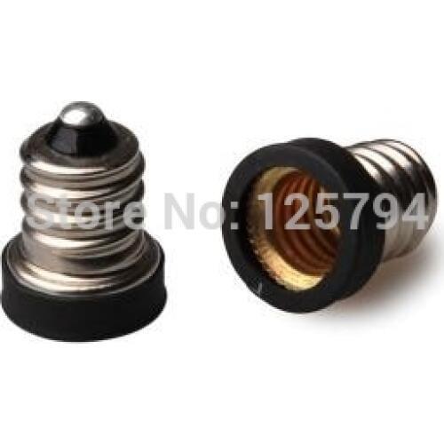 Free shipping 10pcs/lot high quality E12 to E10 lamp adapter holder socket converter