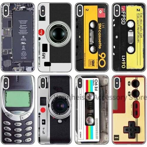 Cassette Vintage Video Tape Case For iPhone 11 Pro X XS MAX XR 8 7 6s Plus SE 12 Mini Soft Shockproof Retro Shell Back Cover