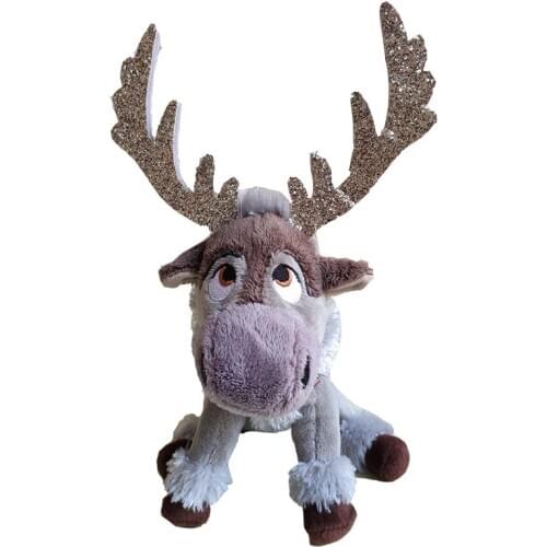 Disney Anime Frozen Cartoon Reindeer Sven Plush Stuffed Toy Dolls 15cm
