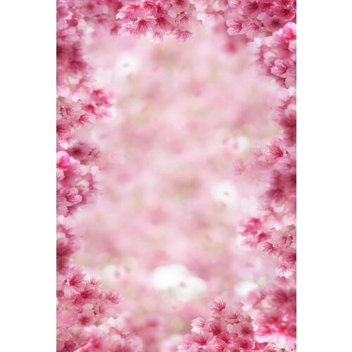 Bokeh Photography Backdrops Pink Flowers Background for Studio Baby Shower Wedding Photos Children Portrait Photophone Photocall