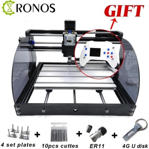 CNC 3018 PRO Max Laser Engraver Wood CNC Router Machine GRBL ER11 Hobby DIY Engraving Machine for Wood PCB PVC+Offline
