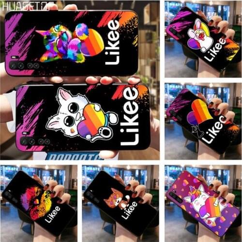 HUAGETOP Likee Funny cat bear love heart Phone Case For Huawei Nova 6se 7 7pro 7se honor 7A 8A 7C Prime2019