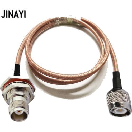 RG142 Cable TNC Male to TNC Female O-ring RF Crimp Coax Pigtail Connector Cable 10/15/20/30/50CM 1/2/3/5/10M