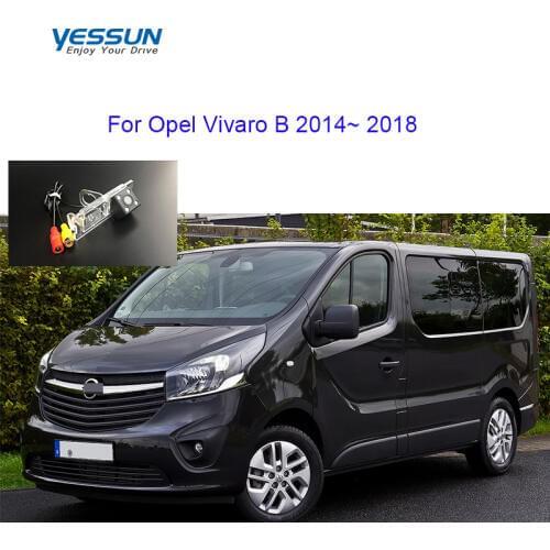 Yessun Car Rear View Camera For Opel Vivaro B X82 2014 2015 2016 2017 2018 HD CCD license plate camera/backup reversing camera