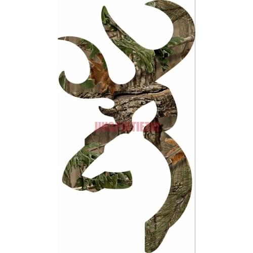 Creative Car Stickers Browning Style Camo Buck Camouflage Hunting Sticker Decal Racing Helmet Motorcycle Vinyl Stickers