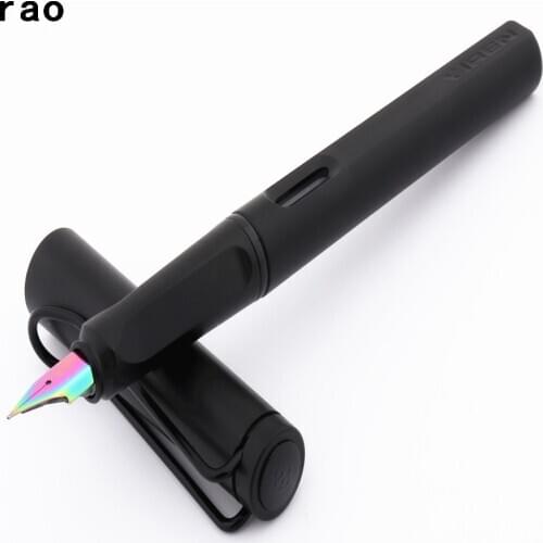 Fashion new listing luxury High quality 590 Pure black Student school office supplies fountain pen The best gift ink pens