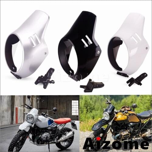 Motorcycle Head Light Cover Headlight Fairing ABS Plastic Front Lightings Cowl For BMW R nineT Urban G/S 2016 2017 2018 2019