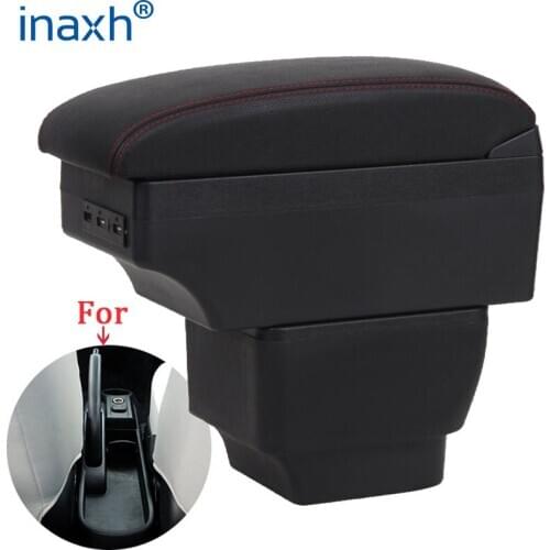 For MAZDA MAZDA 2 Armrest Interior Parts 2017 Car Armrest box Retrofit parts Storage box car accessories Interior with USB LED